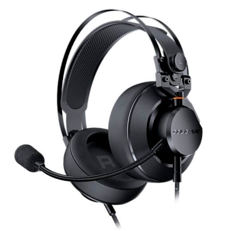 Audífonos tipo Headset Cougar VM410 Classic 3.5mm con Micrófono Negro