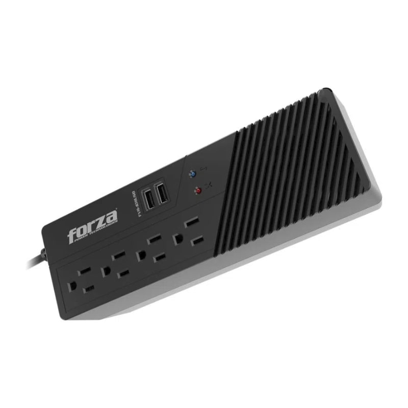 [FVR-1011USB] Regulador de Voltaje Forza 1000VA 500W FVR-1011USB 4 Salidas