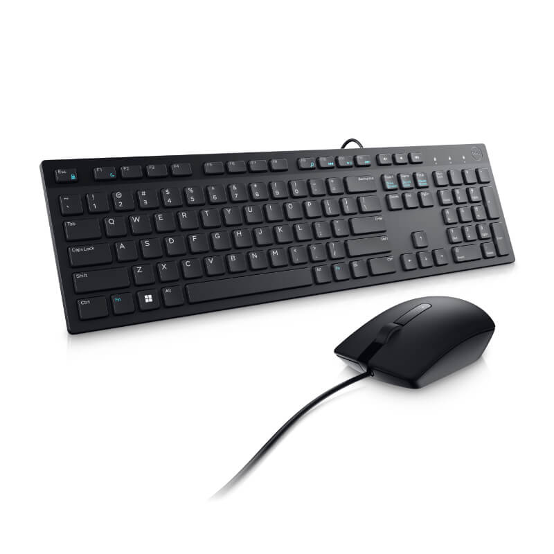 [KM300C-LTN] Teclado y Mouse Alámbrico Dell KM300C Negro Español