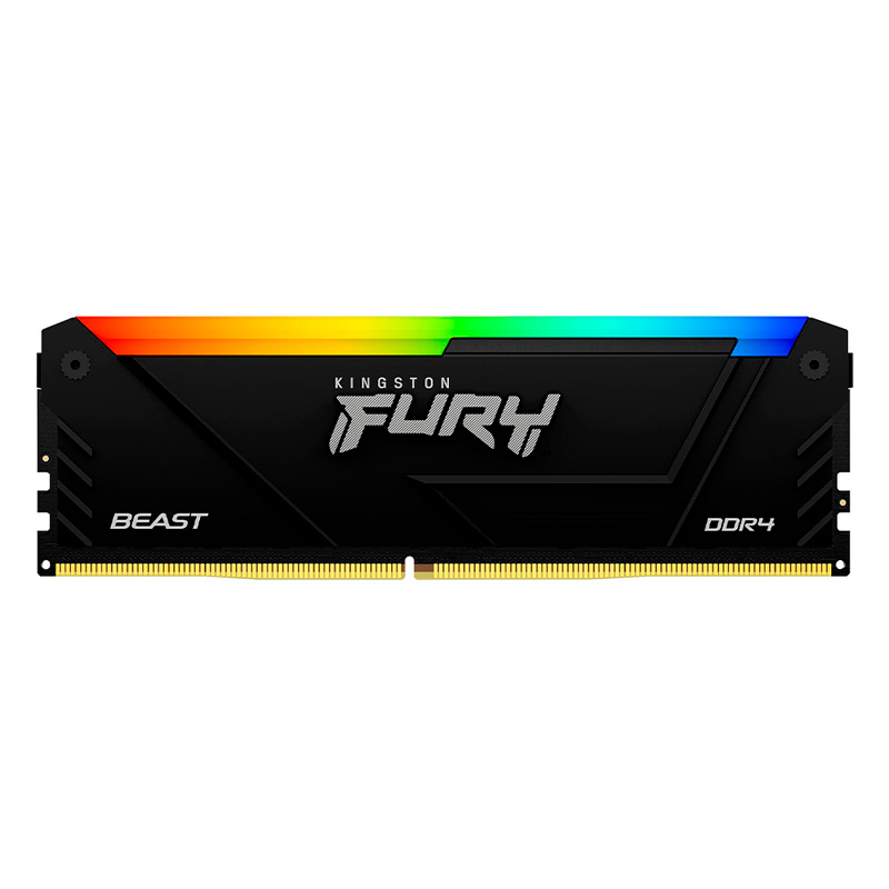 Memoria RAM DDR4 DIMM 16GB Kingston Fury Beast RGB 3200MHz CL16