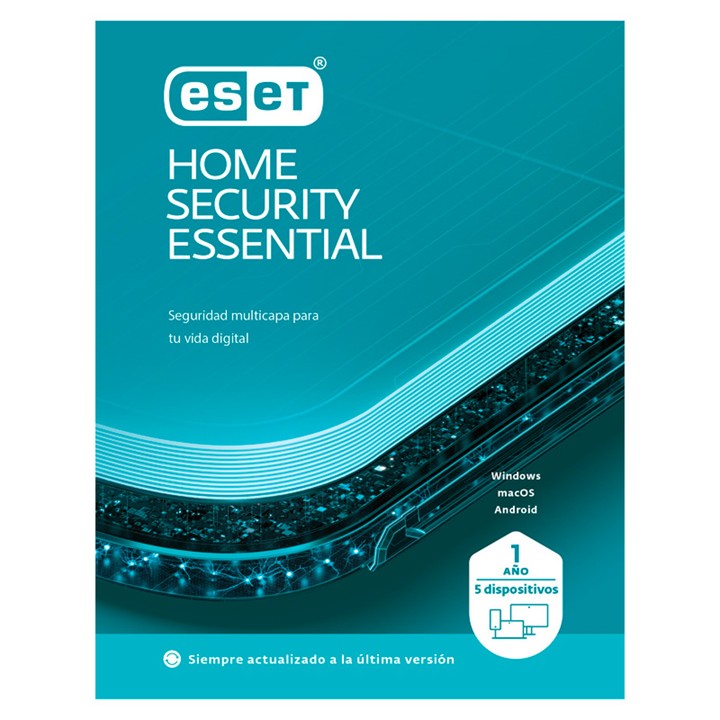 Licencia ESET Home Security Essential 5 dispocitivos 1 Año ESD