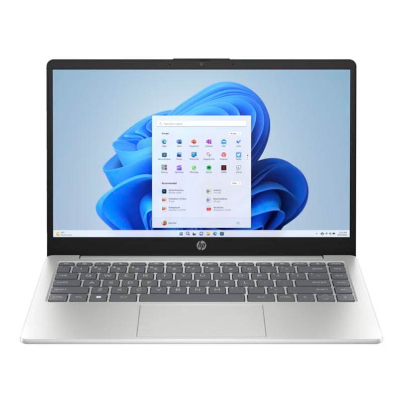 Laptop HP 14-ep0027la 14" i3-1215U 8GB RAM 512GB SSD W11 Gris Claro  Home Teclado Español