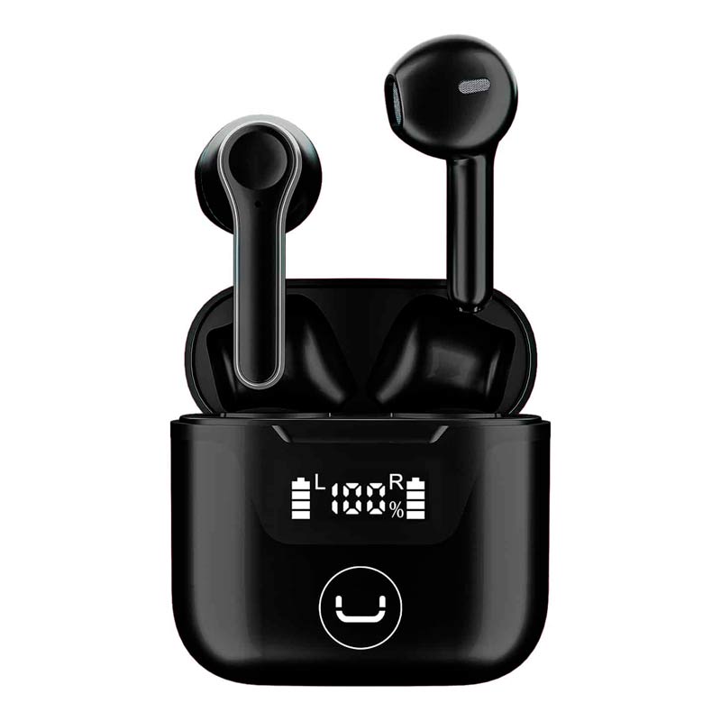 Audífonos Unno Tekno HS7507BK Bluetooth Earbuds Hyper TWS con Micrófono Negro