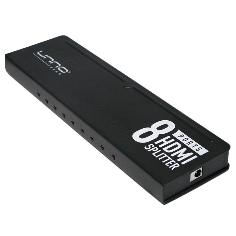 Splitter Unno Tekno HB1206BK 8 Puertos HDMI 4K