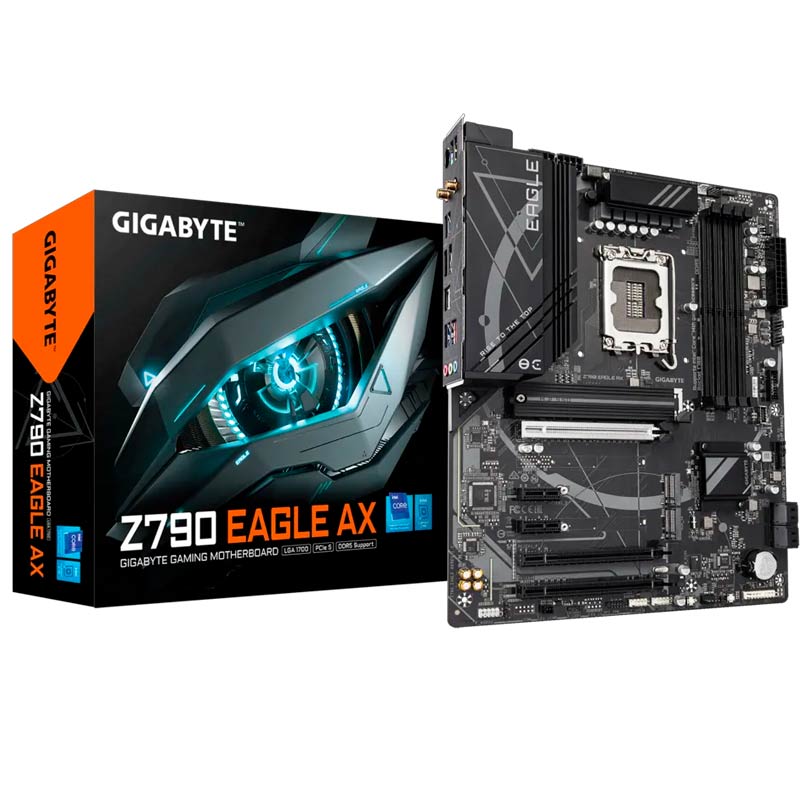 Motherboard Gigabyte Z790 Eagle AX Socket LGA1700 12th, 13th y 14th Gen 4xDDR5  ATX