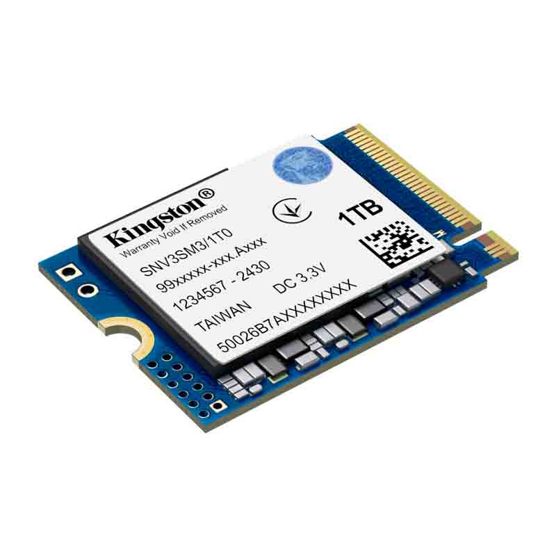 [SNV3SM3/1T0] Unidad SSD M.2 2230 1TB Kingston NV3 PCIe NVMe 4000Mbps