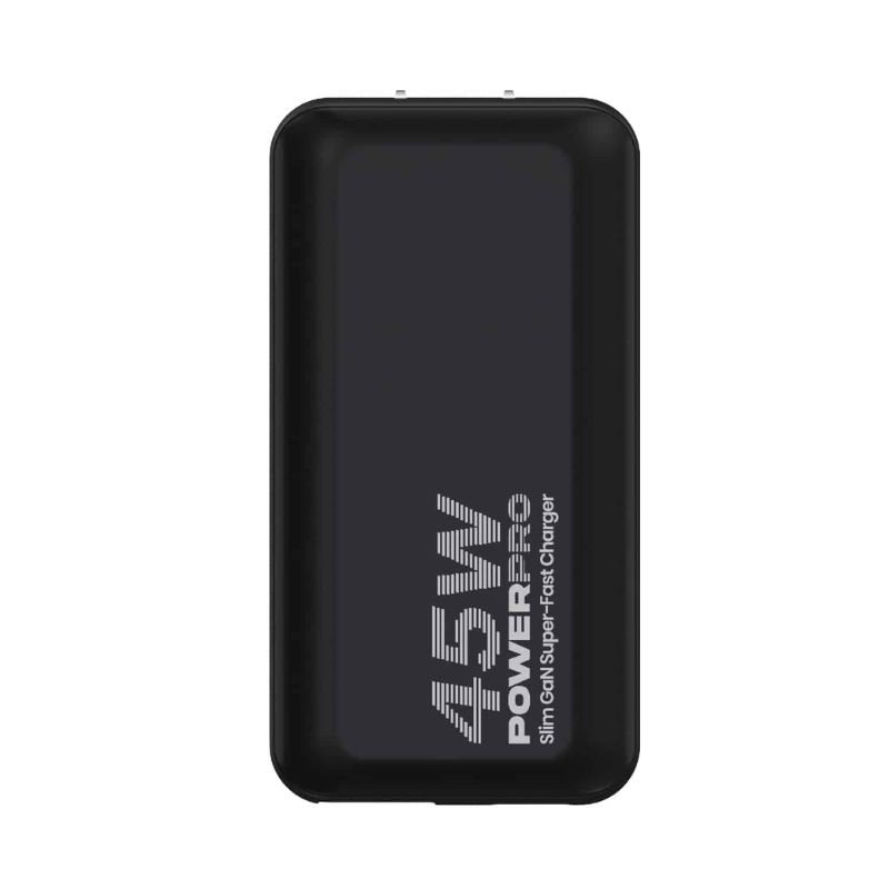 [PW5069BK] Cargador de Pared Unno Tekno PW5069BK GaN 45W USB-A/C Negro