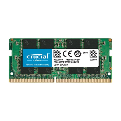 [CT8G4SFRA32A] Memoria DDR4 SODIMM 8GB Crucial 3200MHz