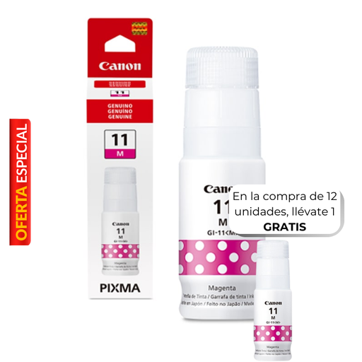 [4535C001AA] Botella de Tinta Canon GI-11 Magenta 70ml