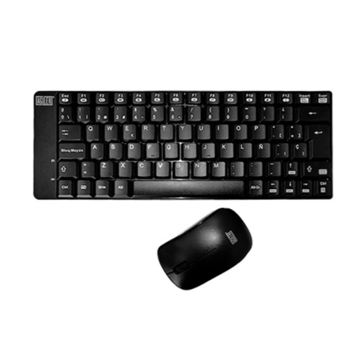 [AGI-9895] Teclado y Mouse Inalámbrico Agiler AGI-9895 Negro Español