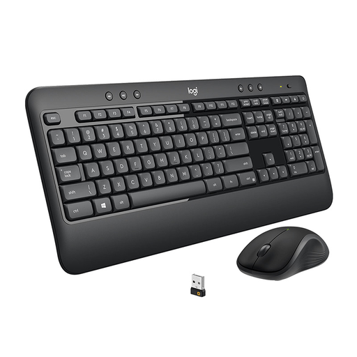 [920-008673] Teclado y Mouse Inalámbrico Logitech MK540 Advanced Negro Español