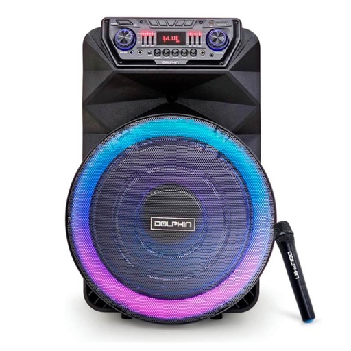 [SP-18RBT] Bocina Bluetooth Dolphin SP-18RBT Party Speaker 18" 4500W Negro