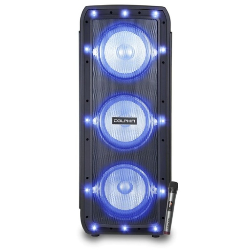 [SP-310RBT Black] Bocina Bluetooth Dolphin SP-310RBT Triple 10" 100W Negro