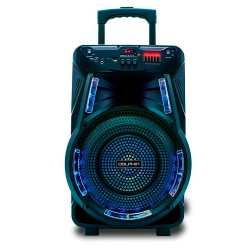 [SP-17RBT] Bocina Dolphin SP-17RBT Trolley 15" Bluetooth con Micrófono 80 RMS Negro
