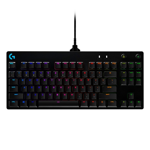 [920-009388] Teclado Gaming Mecánico Alámbrico Logitech G PRO RGB Negro Inglés