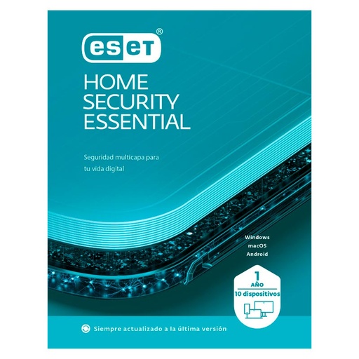 [EHSE-BX1-10D] Licencia ESET Home Security Essential 10 dispositivos 1 Año ESD ***FISICA***