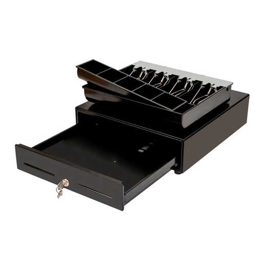 [AO-CD-1006] Cash Drawer AON CDK-45B para Billetes y Monedas Negro