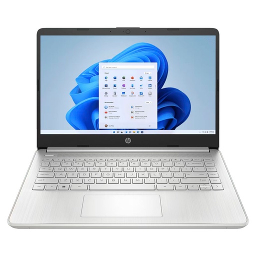 [9W0Z0UA#ABA] Laptop HP 14-dq5009nr 14" i3-1215U 8GB RAM 256GB SSD Gris Claro W11 Home Teclado Español