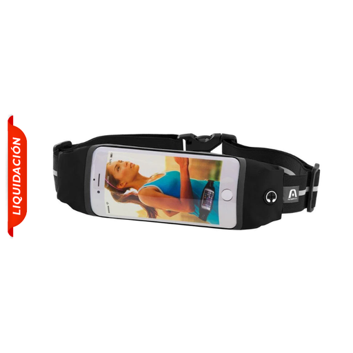 [ARG-AC-0431BK] Cinturon Deportivo Argom para Celular con Pantalla Sensible Negro