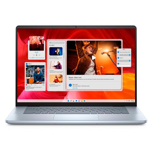 [USEICHBTS7640HCRH] Laptop Dell Inspiron 7640 16" Ultra Core 9 185H 16GB RAM 512GB SSD Gris Claro W11 Home Teclado Inglés