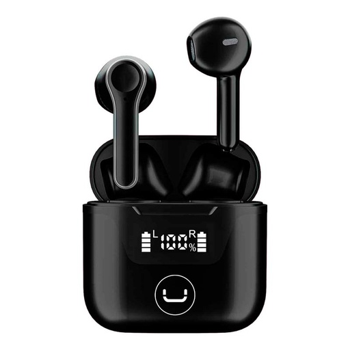 [HS7507BK] Audífonos In-Ear Unno Tekno HS7507BK Bluetooth Hyper TWS con Micrófono Negro