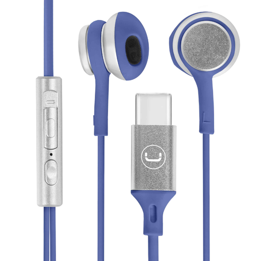 [HS7005BL] Audífonos In-Ear Unno Tekno HS7005BL USB-C Ultra Azul