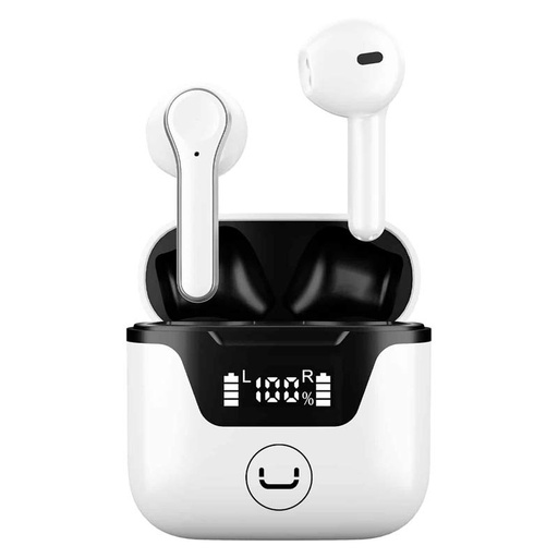 [HS7507WT] Audífonos In-Ear Unno Tekno HS7507WT Bluetooth Hyper TWS con Micrófono Blanco