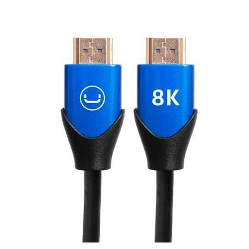 [CB4227BL] Cable HDMI 2.1 8K Unno Tekno CB4227BL 1.5 Metros Macho-Macho Negro