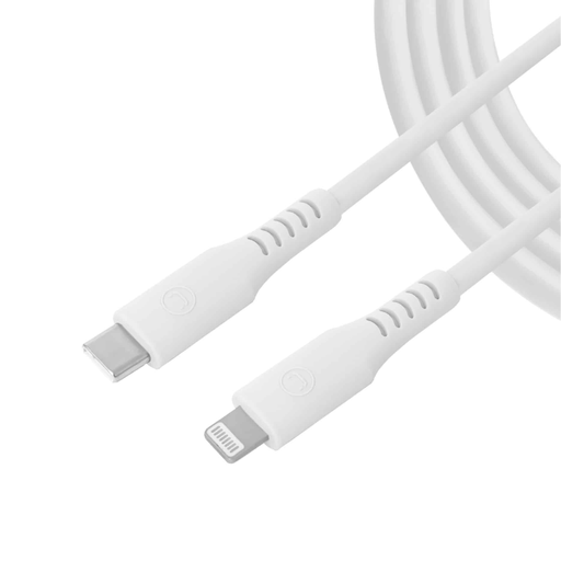 [CB4074WT] Cable USB-C a Lightning Unno Tekno CB4074WT 1.5 Metros Blanco