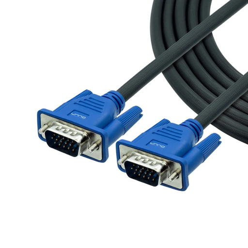 [CB4016BK] Cable VGA Unno Tekno CB4016BK 3 Metros Macho-Macho Negro-Azul