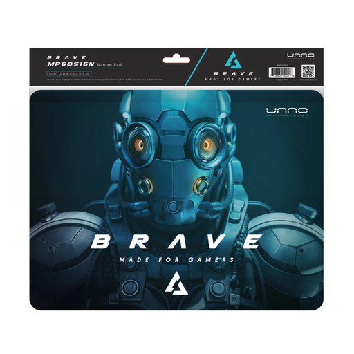 [MP6051GN] Mousepad Gaming Unno Tekno Brave