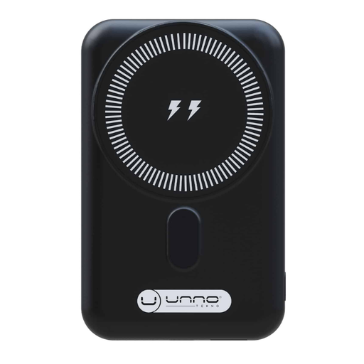 [PB2311BK] PowerBank Unno Tekno PB2311BK 10000 mAh USB/USB-C/Inalámbrico Negro
