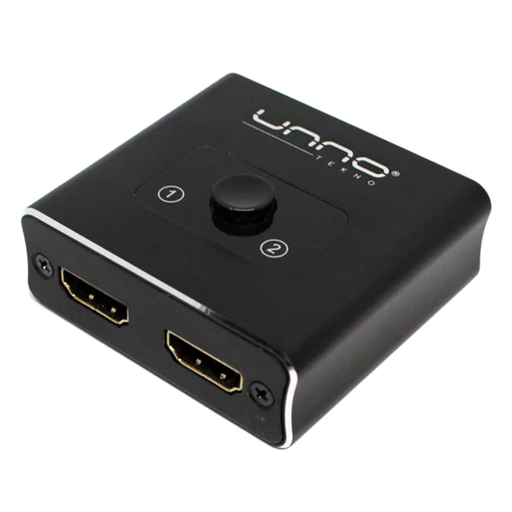 [HB1201BK] Splitter Unno Tekno HB1201BK 2 Puertos HDMI