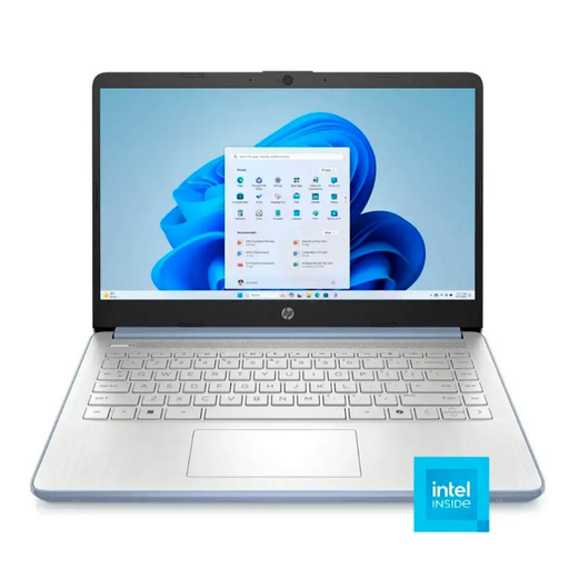 [14-dq6012dx] Laptop HP 14-DQ6012DX 14" Celeron N150 4GB RAM 128GB UFS Celeste W11 Home Teclado Ingles