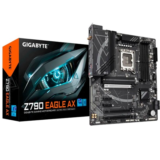 [Z790 EAGLE AX] Motherboard Gigabyte Z790 Eagle AX Socket LGA1700 12th, 13th y 14th Gen 4xDDR5  ATX