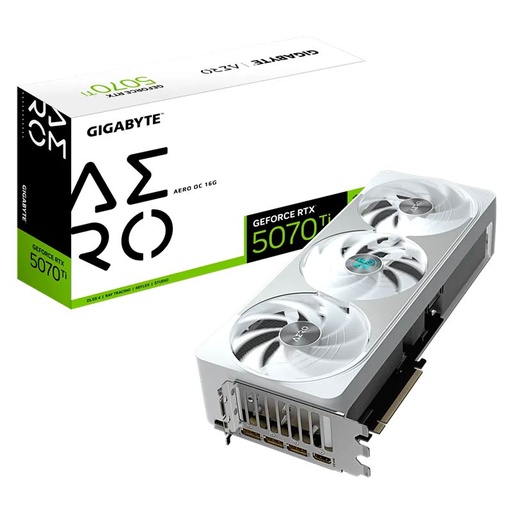 [GV-N507TAERO OC-16GD] Tarjeta De Video 16GB GDDR7 Gigabyte GeForce RTX 5070 Ti Aero OC DP HDMI PCI 5.0