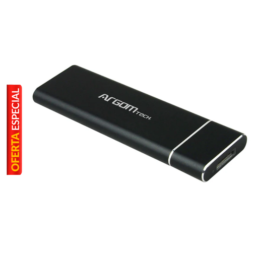 [ARG-AC-1036] Enclosure M.2. Argom para SSD SATA a USB 3.0 Negro