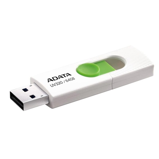 [AUV320-64G-RWHGN] Memoria USB ADATA 64GB UV320 3.1 Blanco