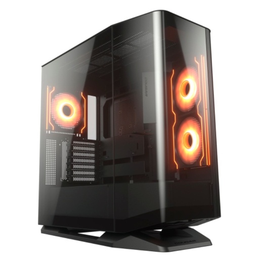 [3858M60.0005] Case Gaming Cougar FV270 RGB Media Torre Malla E-ATX Negro (Sin Fuente)