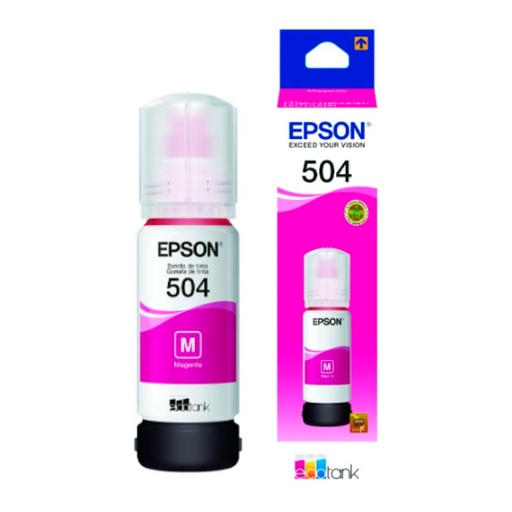 [T504320-AL] Botella de Tinta Epson T504 Magenta 70ml